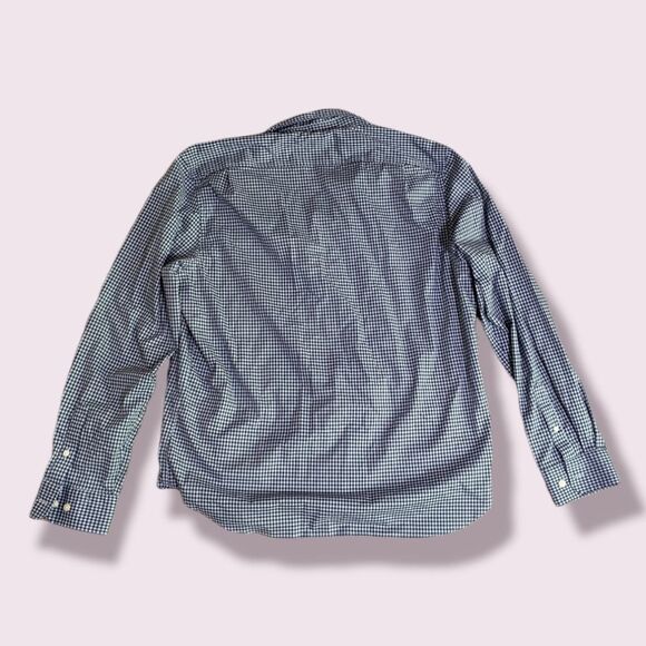 Nautica Checkered Collar Button Down Shirt Classic Fit Size XL - Picture 7 of 7